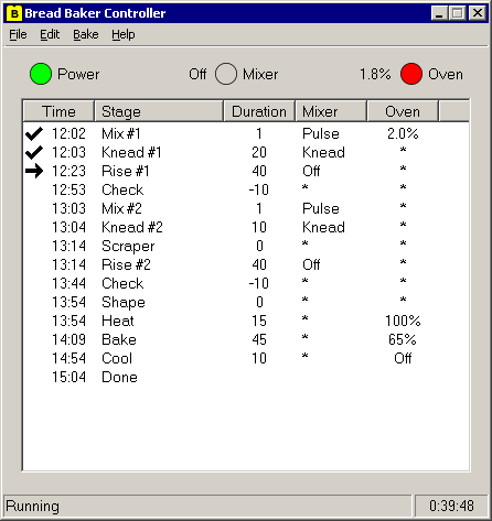 Screen shot of Backofen