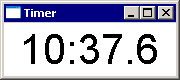 Screen shot of Timer